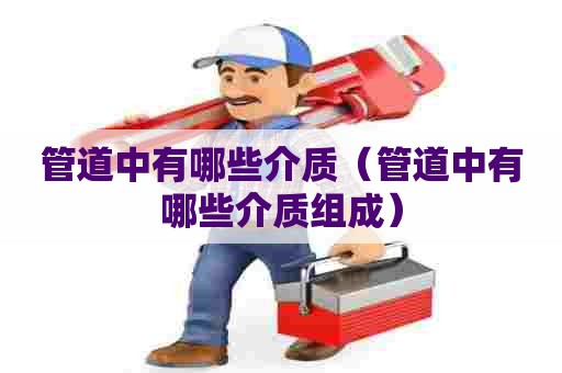 管道中有哪些介质（管道中有哪些介质组成）