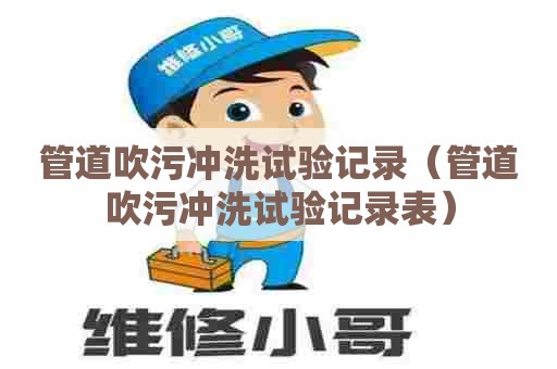管道吹污冲洗试验记录（管道吹污冲洗试验记录表）