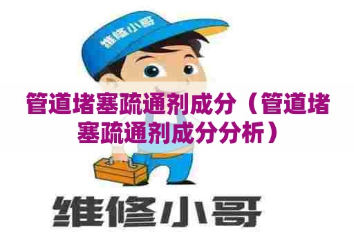 管道堵塞疏通剂成分（管道堵塞疏通剂成分分析）