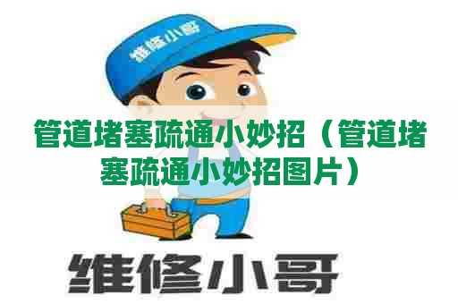 管道堵塞疏通小妙招（管道堵塞疏通小妙招图片）