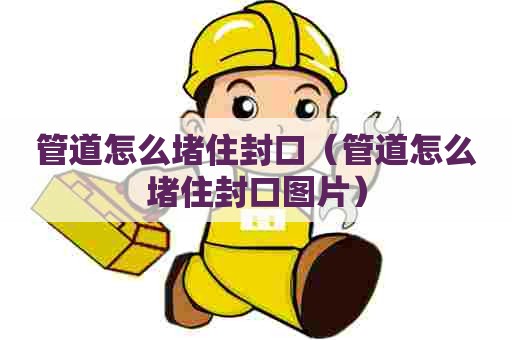 管道怎么堵住封口（管道怎么堵住封口图片）