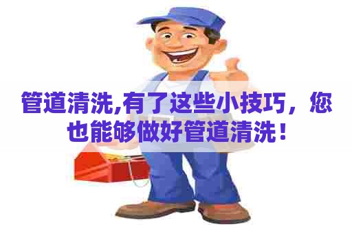 管道清洗,有了这些小技巧,您也能够做好管道清洗! 管道清洗,有了这些小技巧,您也能够做好管道清洗!
