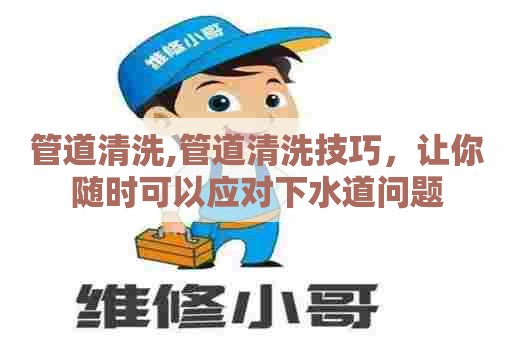 管道清洗,管道清洗技巧，让你随时可以应对下水道问题