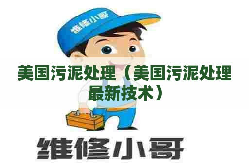 美国污泥处理（美国污泥处理最新技术）