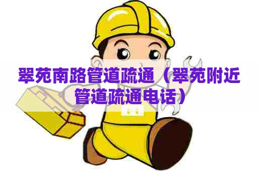 翠苑南路管道疏通(翠苑附近管道疏通电话) 翠苑南路管道疏通(翠苑附近管道疏通电话)