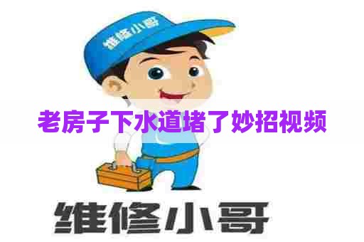 老房子下水道堵了妙招视频