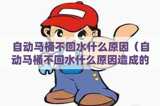 自动马桶不回水什么原因(自动马桶不回水什么原因造成的) 自动马桶不回水什么原因(自动马桶不回水什么原因造成的)