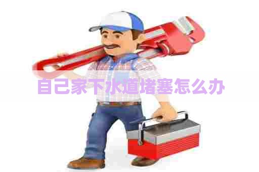 自己家下水道堵塞怎么办