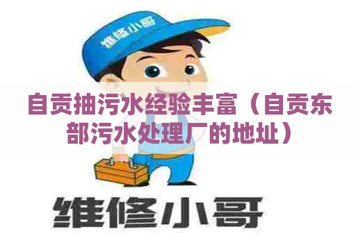 自贡抽污水经验丰富（自贡东部污水处理厂的地址）
