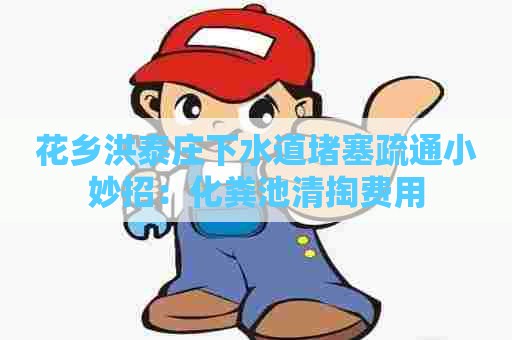 花乡洪泰庄下水道堵塞疏通小妙招：化粪池清掏费用