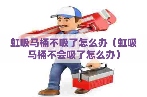 虹吸马桶不吸了怎么办（虹吸马桶不会吸了怎么办）