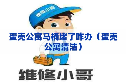 蛋壳公寓马桶堵了咋办（蛋壳公寓清洁）