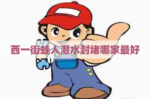 西一街蛙人潜水封堵哪家最好
