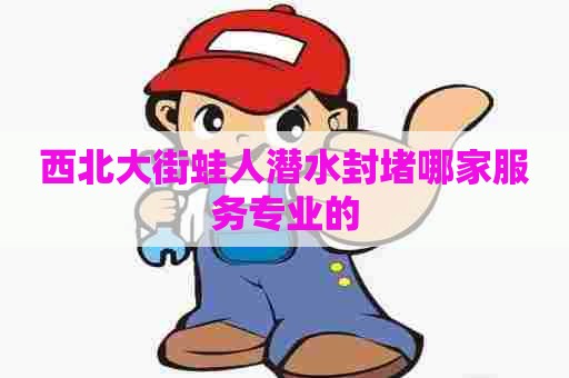 西北大街蛙人潜水封堵哪家服务专业的