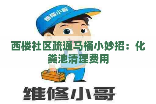 西楼社区疏通马桶小妙招：化粪池清理费用