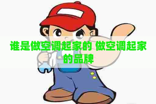 谁是做空调起家的 做空调起家的品牌 谁是做空调起家的 做空调起家的品牌