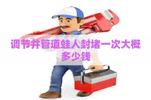 调节井管道蛙人封堵一次大概多少钱