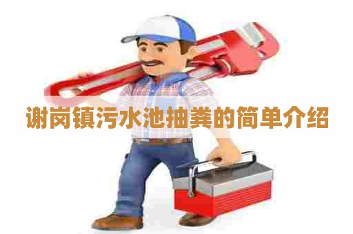 谢岗镇污水池抽粪的简单介绍