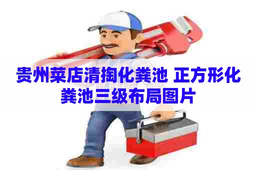 贵州菜店清掏化粪池 正方形化粪池三级布局图片