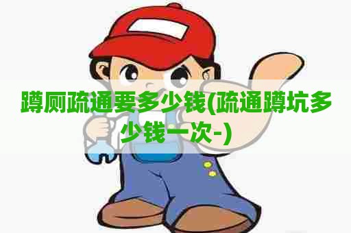 蹲厕疏通要多少钱(疏通蹲坑多少钱一次-)