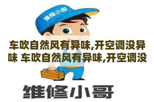 车吹自然风有异味,开空调没异味 车吹自然风有异味,开空调没异味正常吗