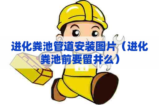 进化粪池管道安装图片（进化粪池前要留井么）