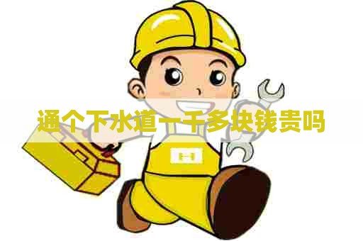 通个下水道一千多块钱贵吗