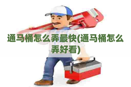 通马桶怎么弄最快(通马桶怎么弄好看) 通马桶怎么弄最快(通马桶怎么弄好看)