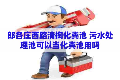 郎各庄西路清掏化粪池 污水处理池可以当化粪池用吗