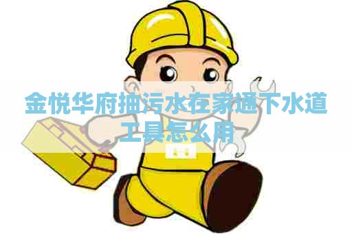 金悦华府抽污水在家通下水道工具怎么用