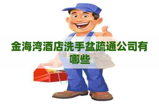 金海湾酒店洗手盆疏通公司有哪些