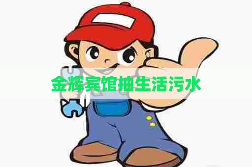 金辉宾馆抽生活污水