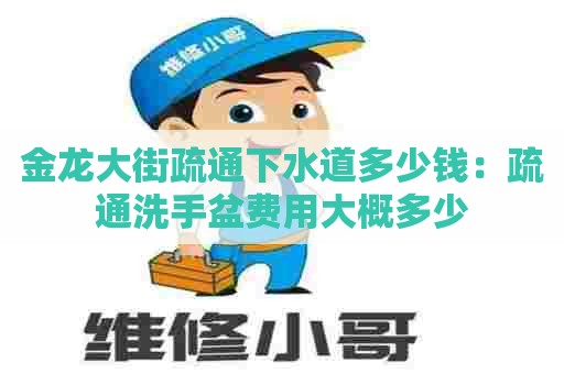金龙大街疏通下水道多少钱：疏通洗手盆费用大概多少