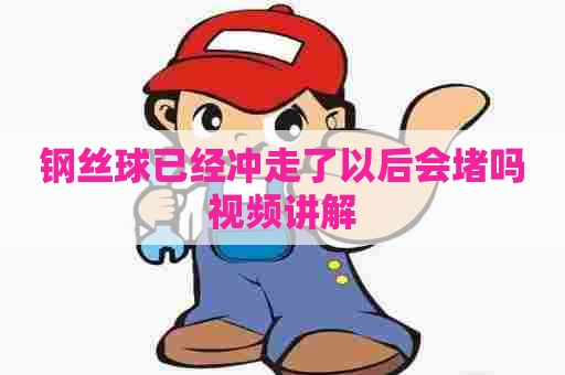 钢丝球已经冲走了以后会堵吗视频讲解