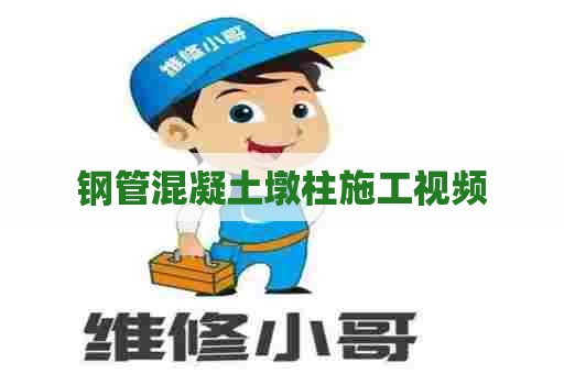 钢管混凝土墩柱施工视频