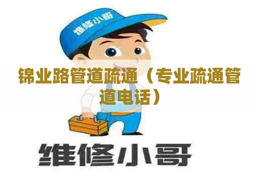 锦业路管道疏通（专业疏通管道电话）