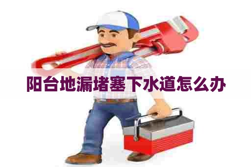阳台地漏堵塞下水道怎么办