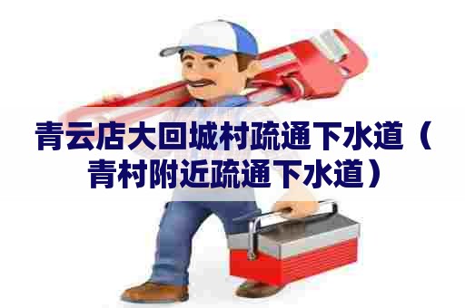 青云店大回城村疏通下水道(青村附近疏通下水道) 青云店大回城村疏通下水道(青村附近疏通下水道)