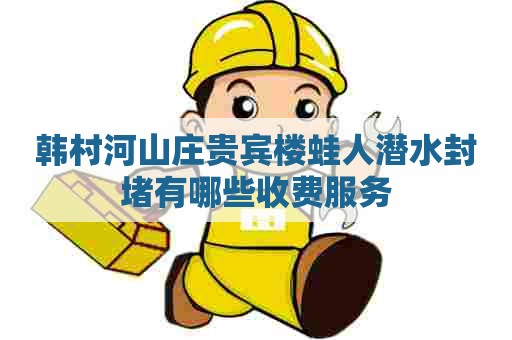 韩村河山庄贵宾楼蛙人潜水封堵有哪些收费服务