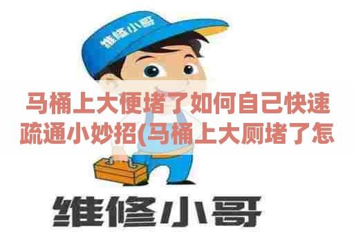 马桶上大便堵了如何自己快速疏通小妙招(马桶上大厕堵了怎么办)