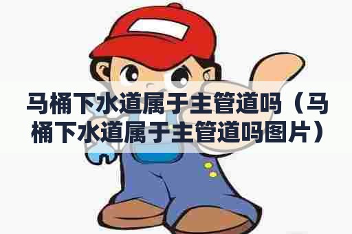 马桶下水道属于主管道吗（马桶下水道属于主管道吗图片）