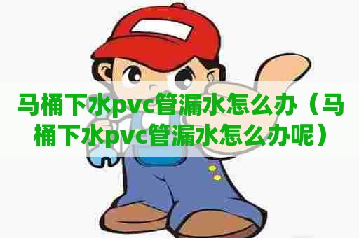 马桶下水pvc管漏水怎么办（马桶下水pvc管漏水怎么办呢）