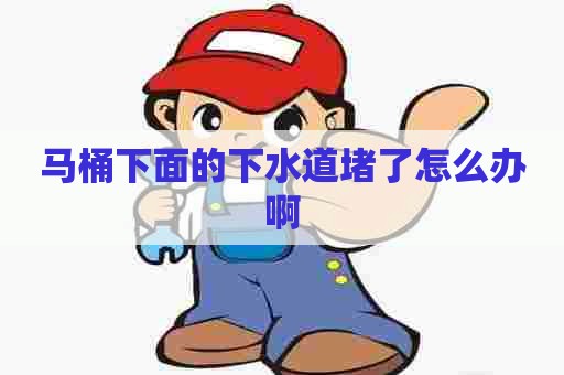 马桶下面的下水道堵了怎么办啊 马桶下面的下水道堵了怎么办啊