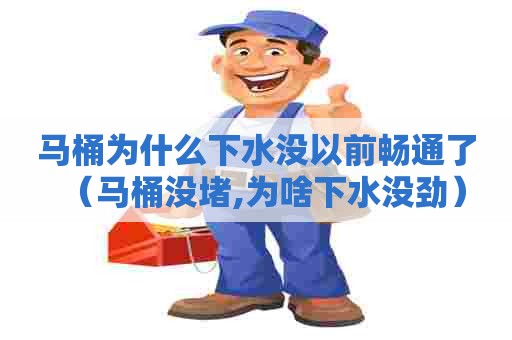 马桶为什么下水没以前畅通了（马桶没堵,为啥下水没劲）