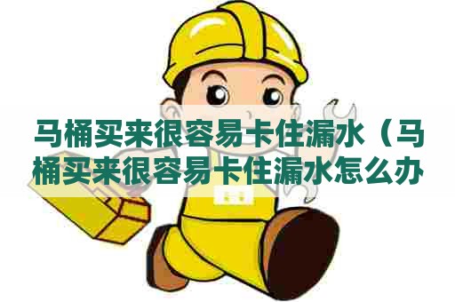 马桶买来很容易卡住漏水（马桶买来很容易卡住漏水怎么办）