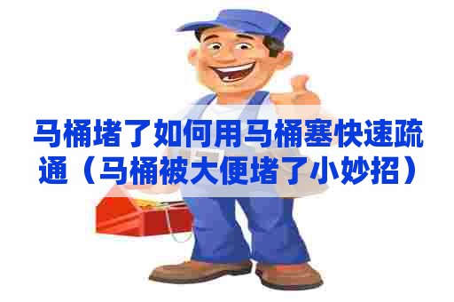 马桶堵了如何用马桶塞快速疏通（马桶被大便堵了小妙招）