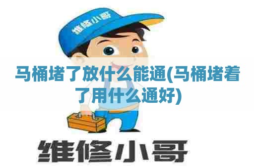 马桶堵了放什么能通(马桶堵着了用什么通好)