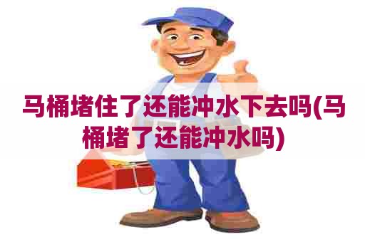 马桶堵住了还能冲水下去吗(马桶堵了还能冲水吗)