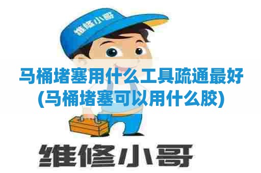 马桶堵塞用什么工具疏通最好(马桶堵塞可以用什么胶)