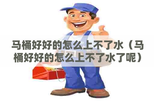 马桶好好的怎么上不了水(马桶好好的怎么上不了水了呢) 马桶好好的怎么上不了水(马桶好好的怎么上不了水了呢)